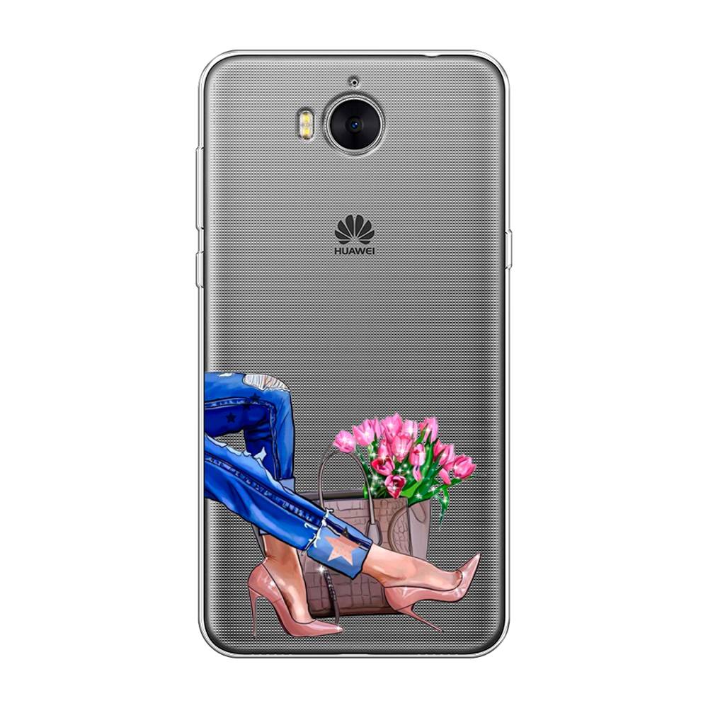 

Чехол Awog на Huawei Y5 2017 "Каблучки", Разноцветный, 62550-7