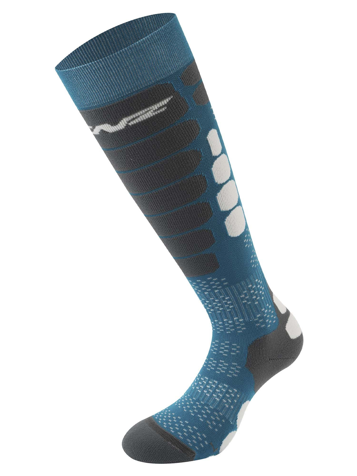 

Носки Lenz Skiing 5.0 Petrol/Grey (Eur:39-41) 2023-24, Синий, Skiing 5.0