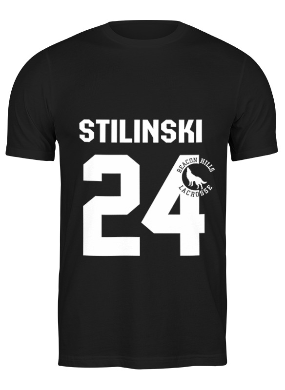 

Футболка мужская Printio Stilinski 24 черная L, Черный, Stilinski 24