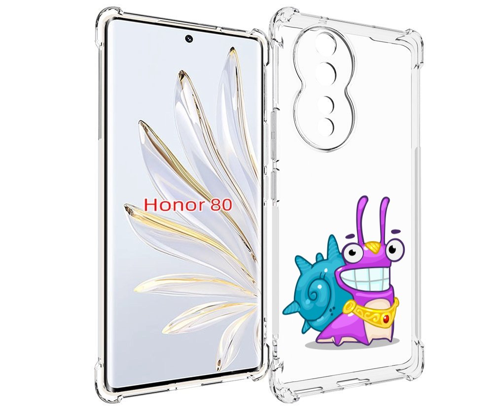 

Чехол MyPads улитка-принц для Honor 80, Прозрачный, Tocco
