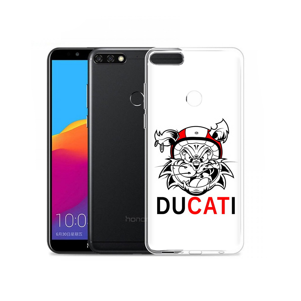 

Чехол MyPads Tocco для Honor 7C Pro дукати (PT113786.47.339), Прозрачный, Tocco