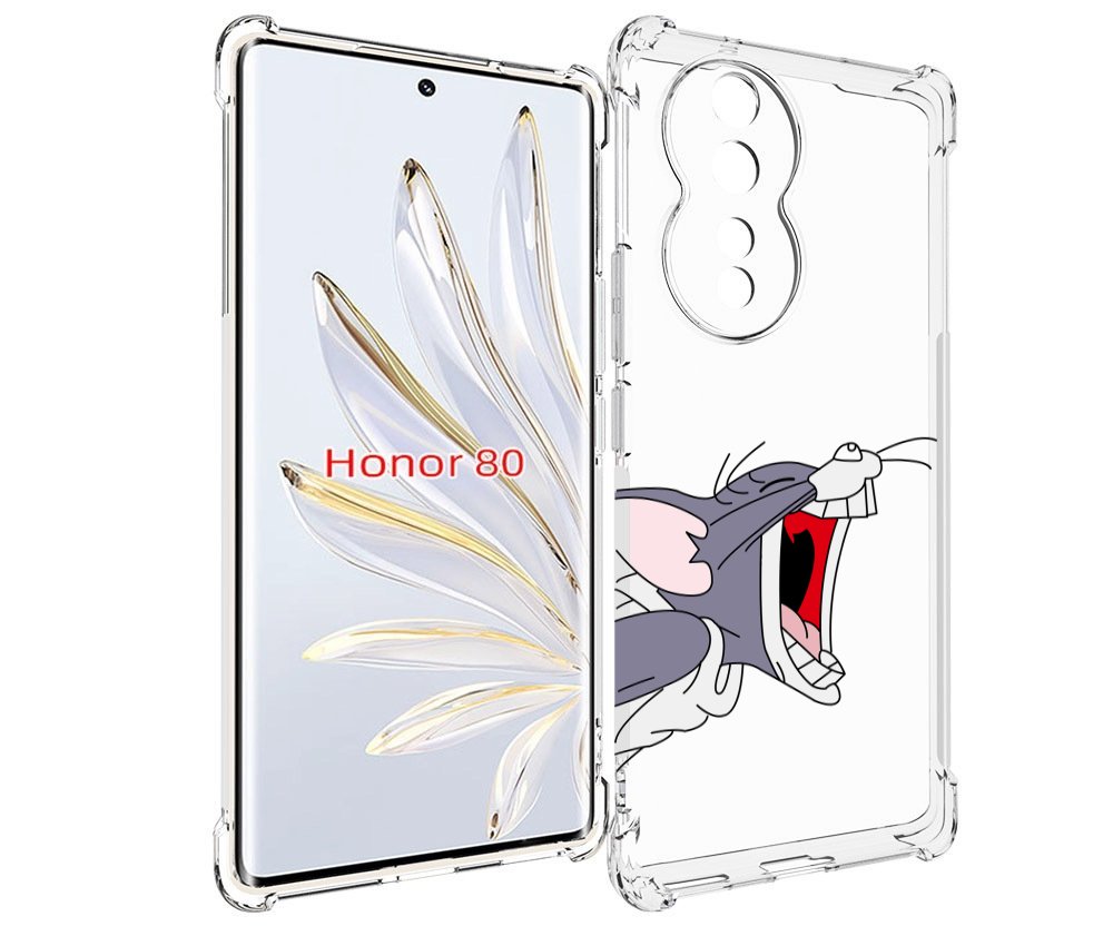 

Чехол MyPads том-голодный для Honor 80, Прозрачный, Tocco