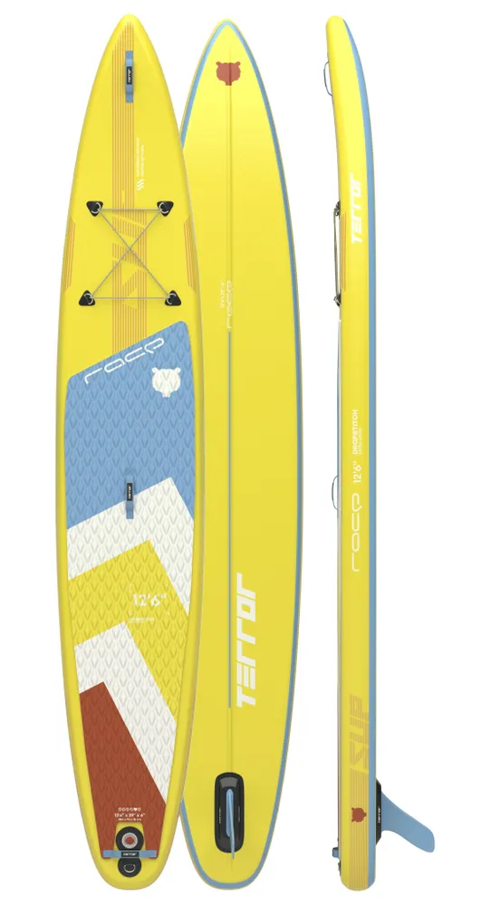 SUP-борд TERROR Race S23 384x73x15 см yellow