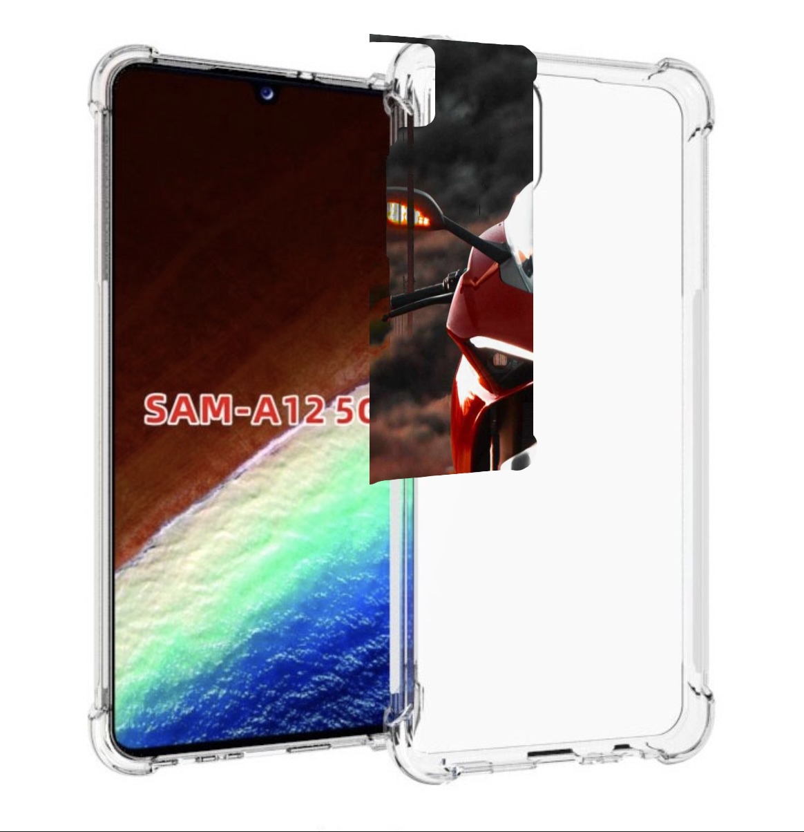 Чехол MyPads дукати мотоцикл для Samsung Galaxy A12 (SM-A125F) 2020/21/A12 Nacho SM-A127F