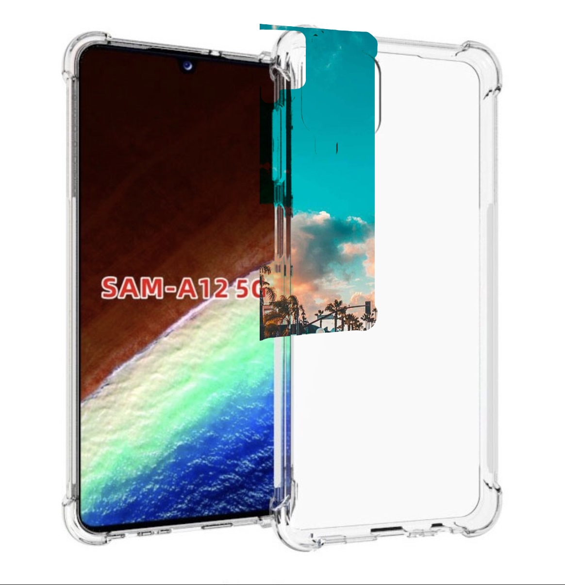 

Чехол MyPads дорога-в-лос-анджелес для Samsung Galaxy A12 (SM-A125F) 2020/21, Прозрачный, Tocco