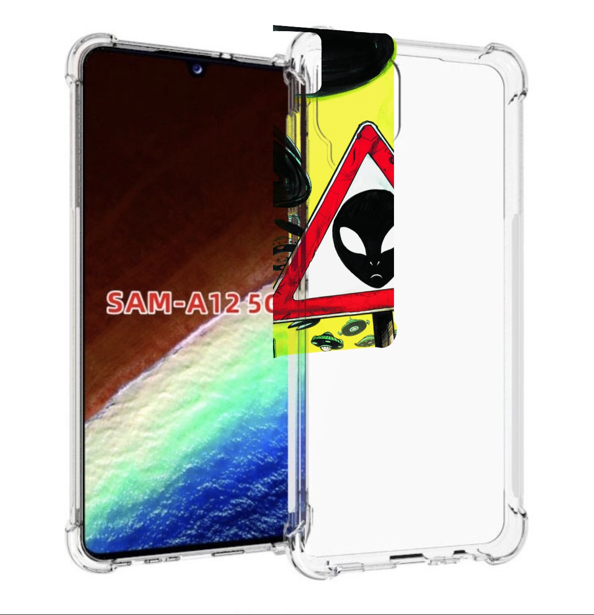 

Чехол MyPads дорога к инопланетянам для Samsung Galaxy A12 (SM-A125F) 2020/21, Прозрачный, Tocco