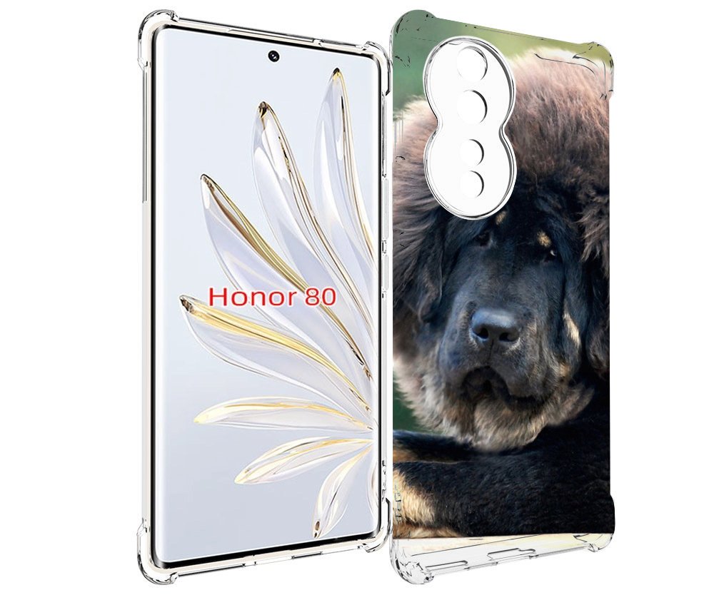 

Чехол MyPads тибетскии мастиф для Honor 80, Прозрачный, Tocco