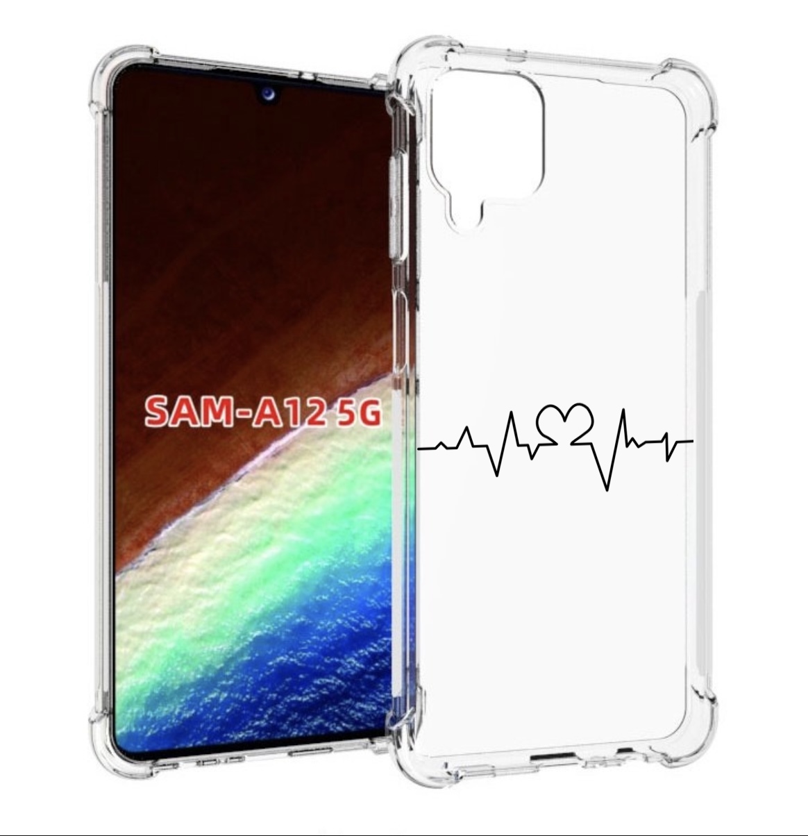 Чехол MyPads диаграмма-любви для Samsung Galaxy A12 (SM-A125F) 2020/21/A12 Nacho SM-A127F