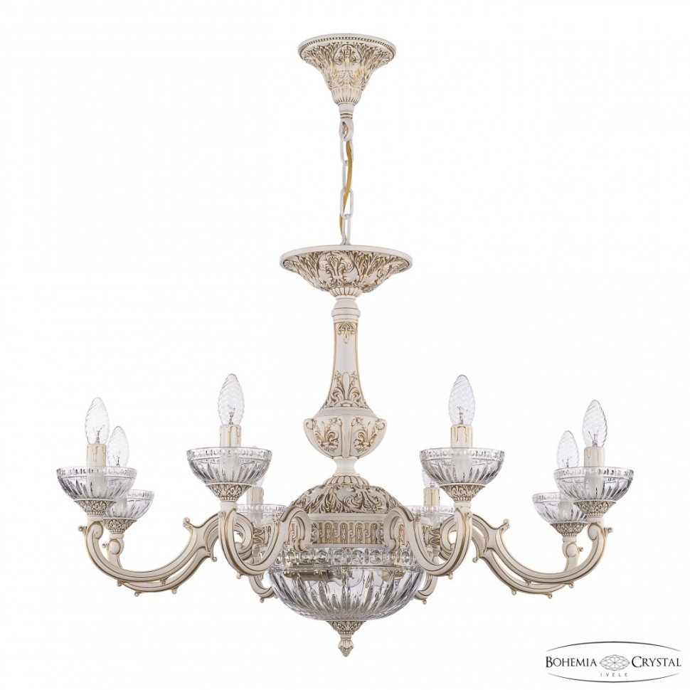 

Подвесная люстра Bohemia Ivele Crystal AL7801 AL78101P/8/250 WMG P Clear/M-1G