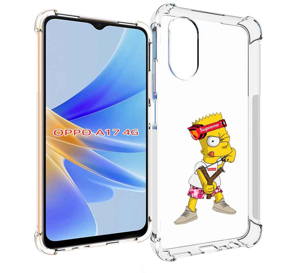 

Чехол MyPads модный-барт-симпсон для OPPO A17, Прозрачный, Tocco