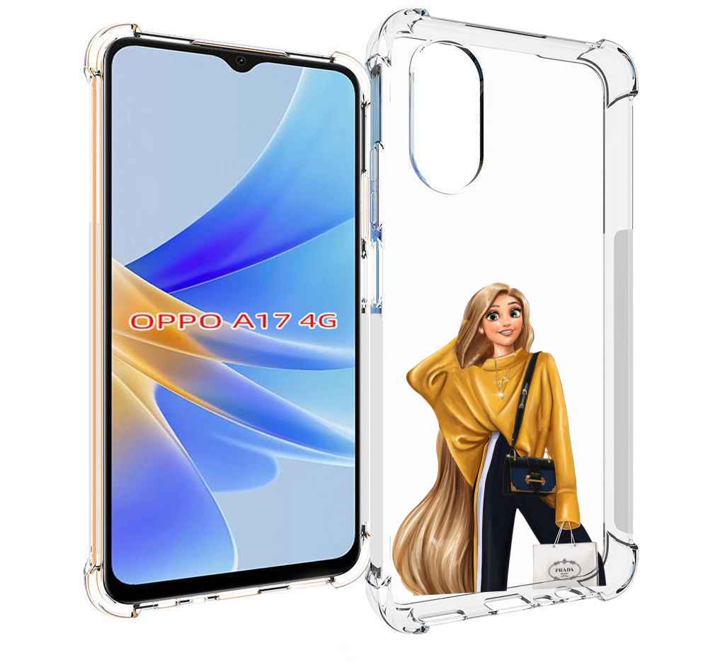 

Чехол MyPads модная-рапунсель женский для OPPO A17, Прозрачный, Tocco