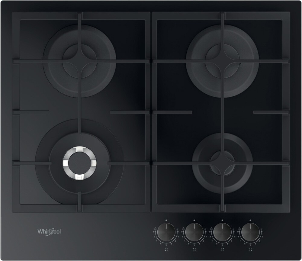 

Встраиваемая варочная панель газовая Whirlpool AKTL 629/NB1 черный, AKTL 629/NB1
