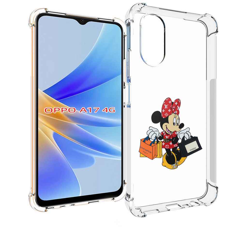 

Чехол MyPads модная-девочка-из-микки-мауса женский для OPPO A17, Прозрачный, Tocco