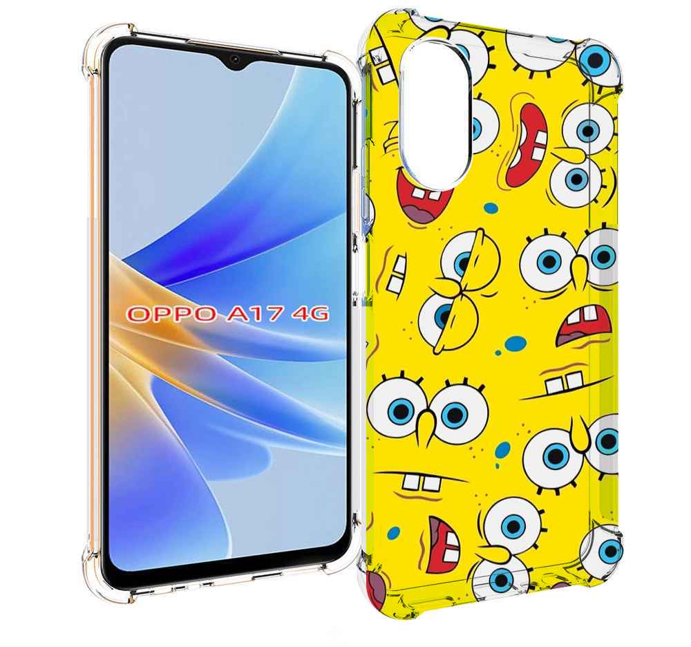 

Чехол MyPads много-спанч-боба для OPPO A17, Прозрачный, Tocco
