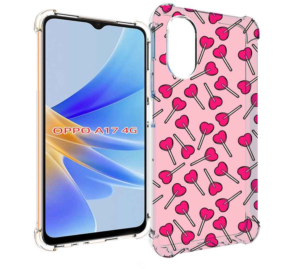 

Чехол MyPads много лединцов для OPPO A17, Прозрачный, Tocco