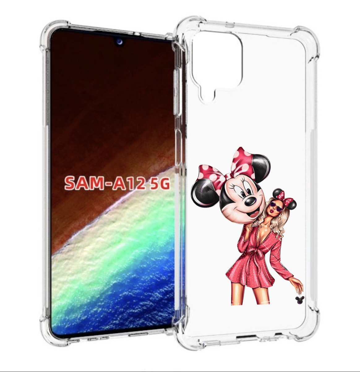 

Чехол MyPads девушка-с-шариком женский для Samsung Galaxy A12 (SM-A125F) 2020/21, Прозрачный, Tocco