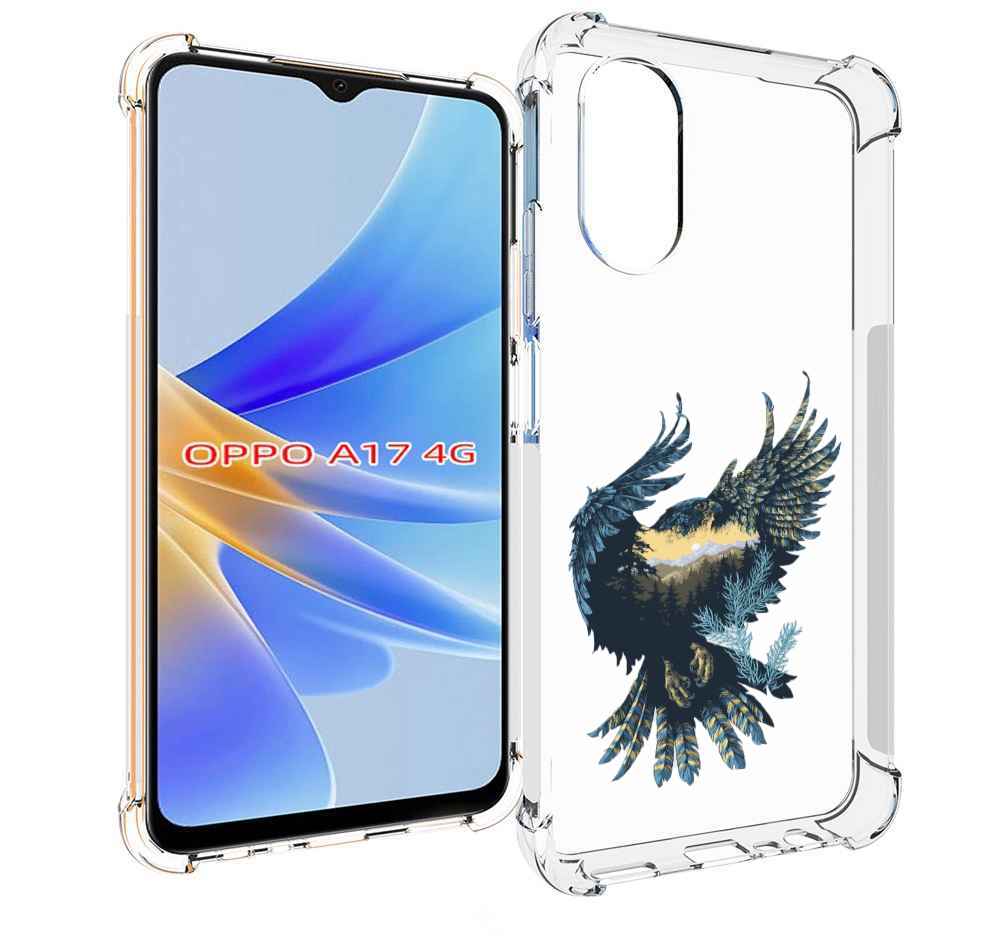 

Чехол MyPads мирок в соколе для OPPO A17, Прозрачный, Tocco