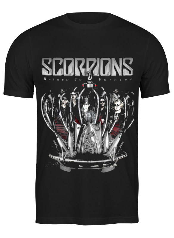 

Футболка мужская Printio Scorpions - return to forever tour черная S, Черный, Scorpions - return to forever tour