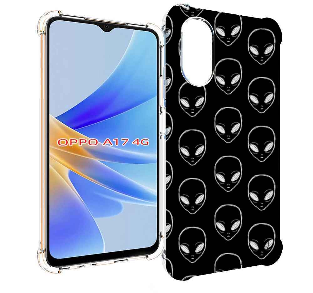 

Чехол MyPads мини-инопланетяне для OPPO A17, Прозрачный, Tocco