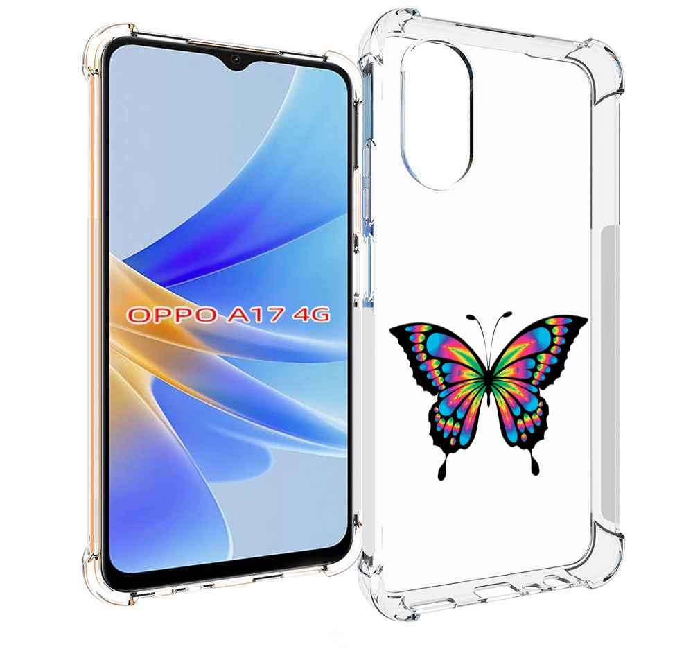 

Чехол MyPads мини-бабочка для OPPO A17, Прозрачный, Tocco