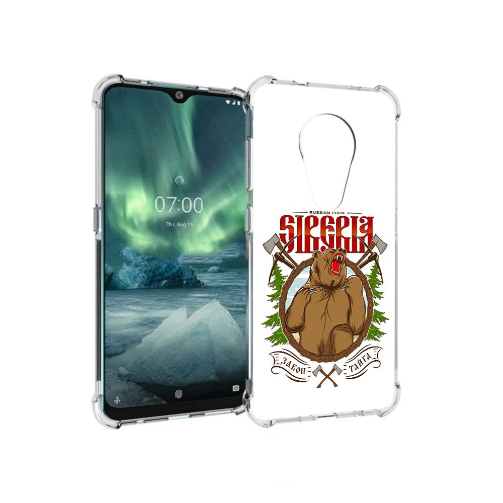 

Чехол MyPads Tocco для Nokia 7.2 Тайга (PT139171.105.168), Прозрачный, Tocco