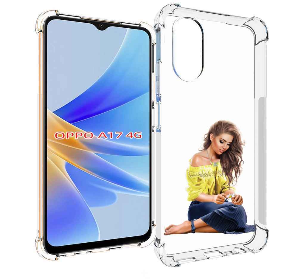 

Чехол MyPads миленькая-девочка женский для OPPO A17, Прозрачный, Tocco