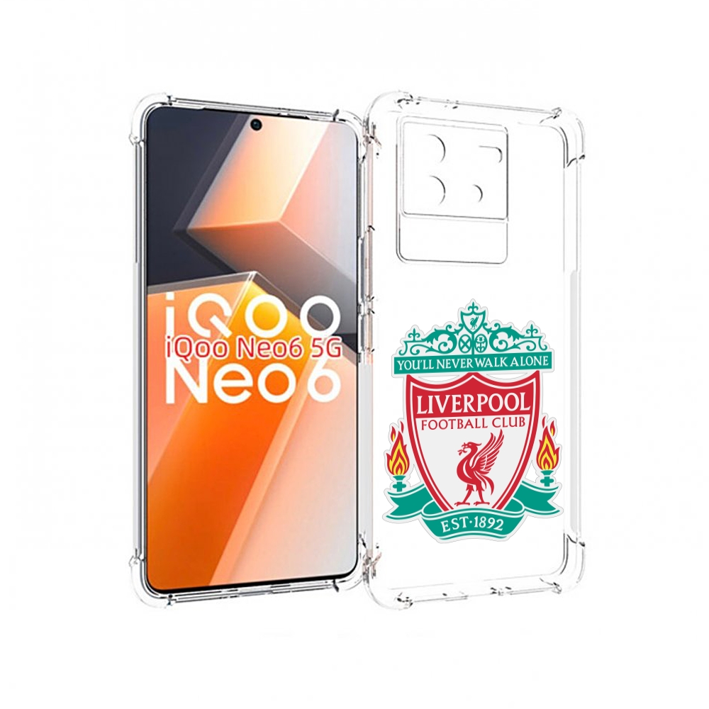 

Чехол MyPads Герб-Ливерпуля для Vivo iQoo Neo 6 5G, Прозрачный, Tocco