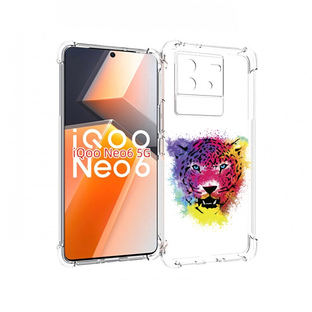 

Чехол MyPads Гепард для Vivo iQoo Neo 6 5G, Прозрачный, Tocco