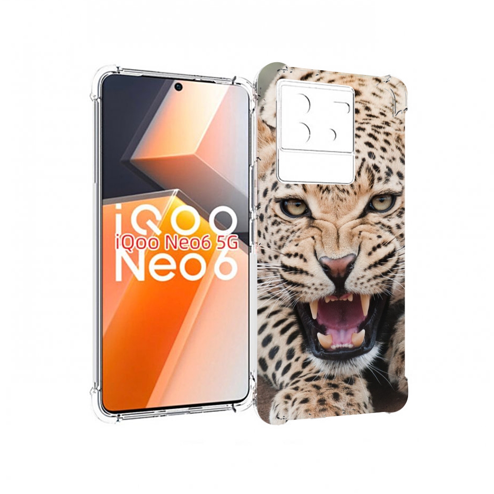 

Чехол MyPads Гепард-красивый мужской для Vivo iQoo Neo 6 5G, Прозрачный, Tocco