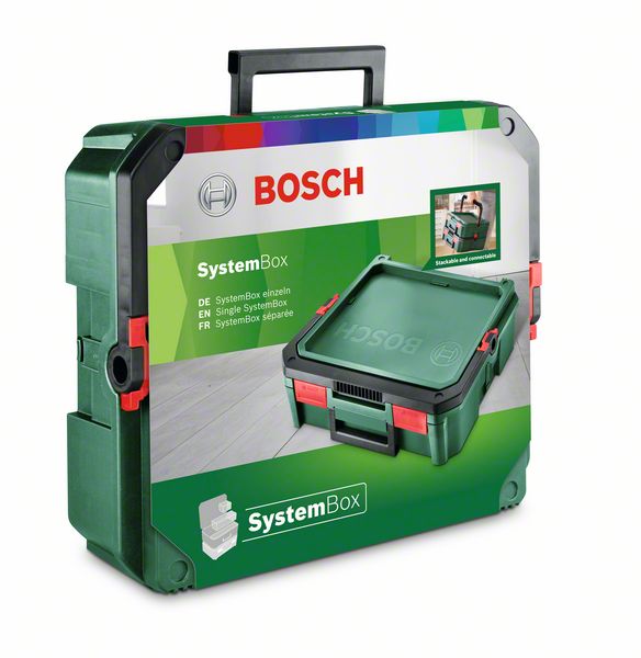 Ящик для инструмента пластиковый BOSCH  зеленый SystemBox size S 1600A016CT