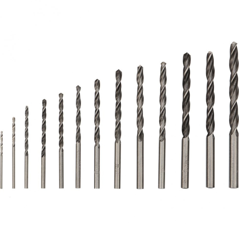 Набор сверл Kranz по металлу HSS 1.5-6.5mm 13шт KR-91-0631