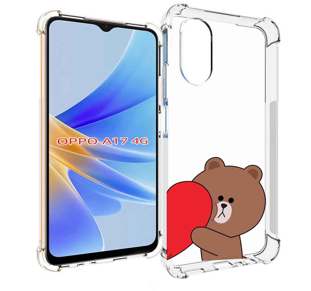 

Чехол MyPads медвежонок детский для OPPO A17, Прозрачный, Tocco