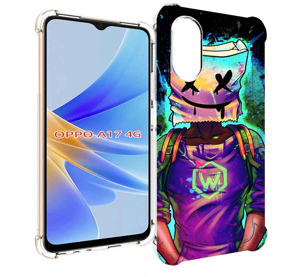 

Чехол MyPads маршмеллоу-глитч для OPPO A17, Прозрачный, Tocco