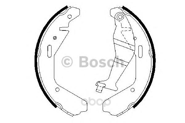 

Тормозные колодки Bosch передние барабанные 986487707