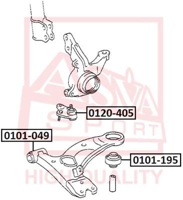 

Рычаг подвески ASVA 0101195