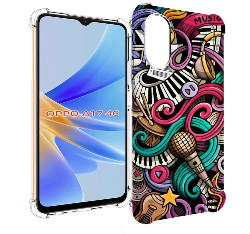 

Чехол MyPads любимая-музыка для OPPO A17, Прозрачный, Tocco
