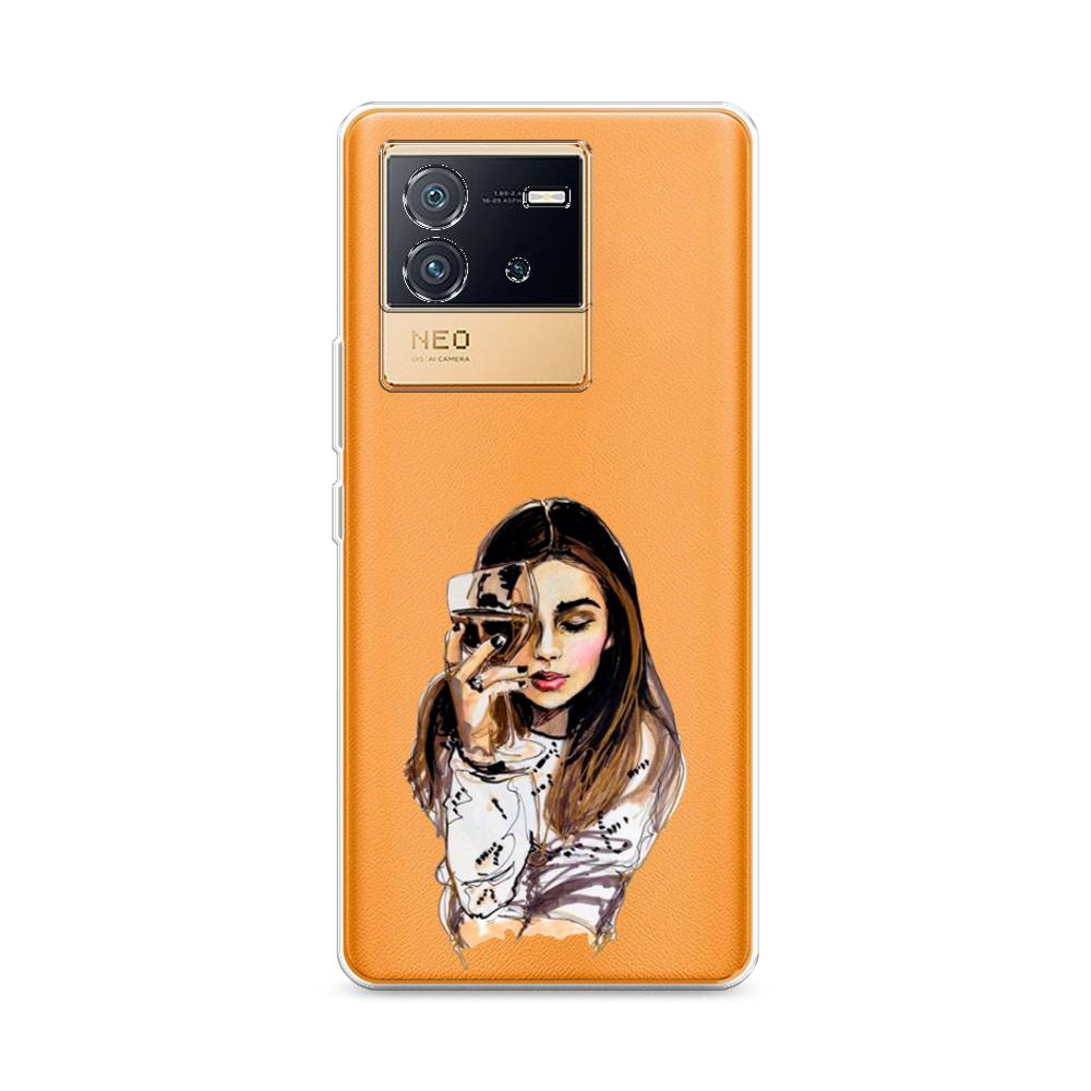 

Чехол Awog на Vivo iQOO Neo6 "Девушка с бокалом", Разноцветный, 266850-7