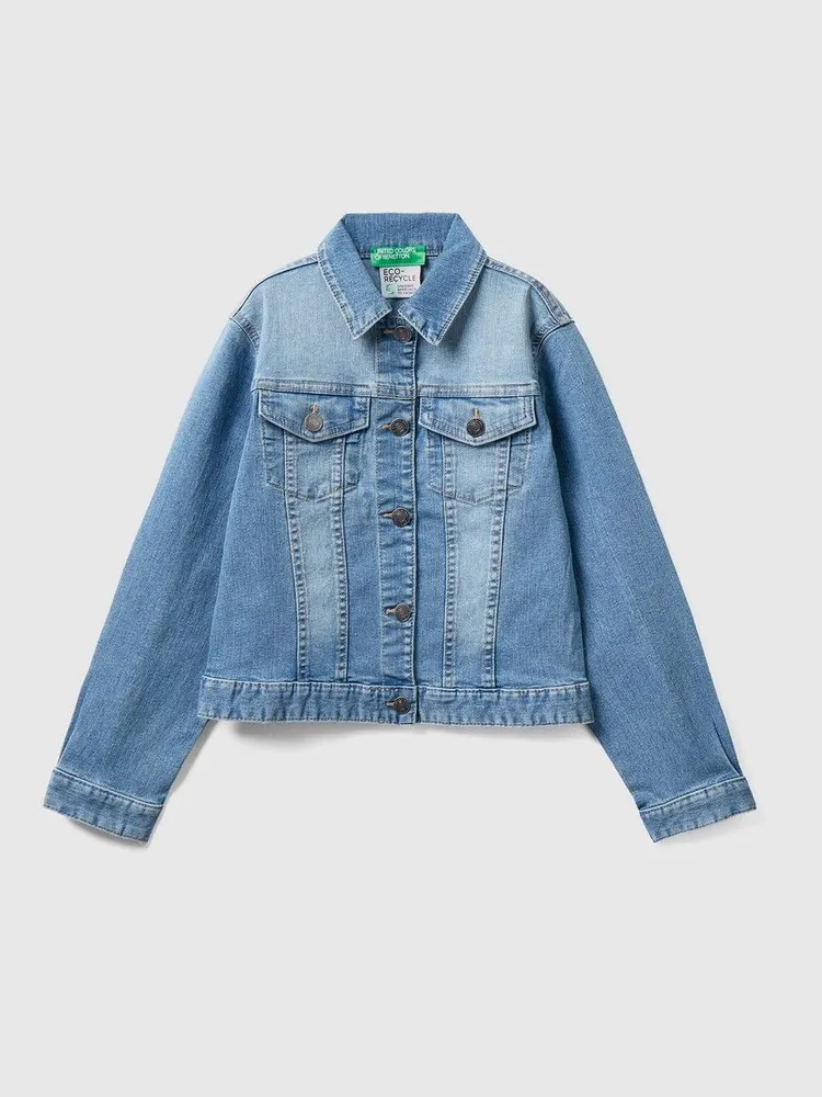 

Куртка джинсовая детская Benetton 2XA2CN021, синий, L, 2XA2CN021