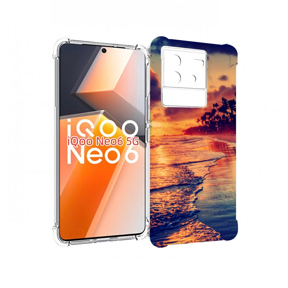 

Чехол MyPads Берег для Vivo iQoo Neo 6 5G, Прозрачный, Tocco