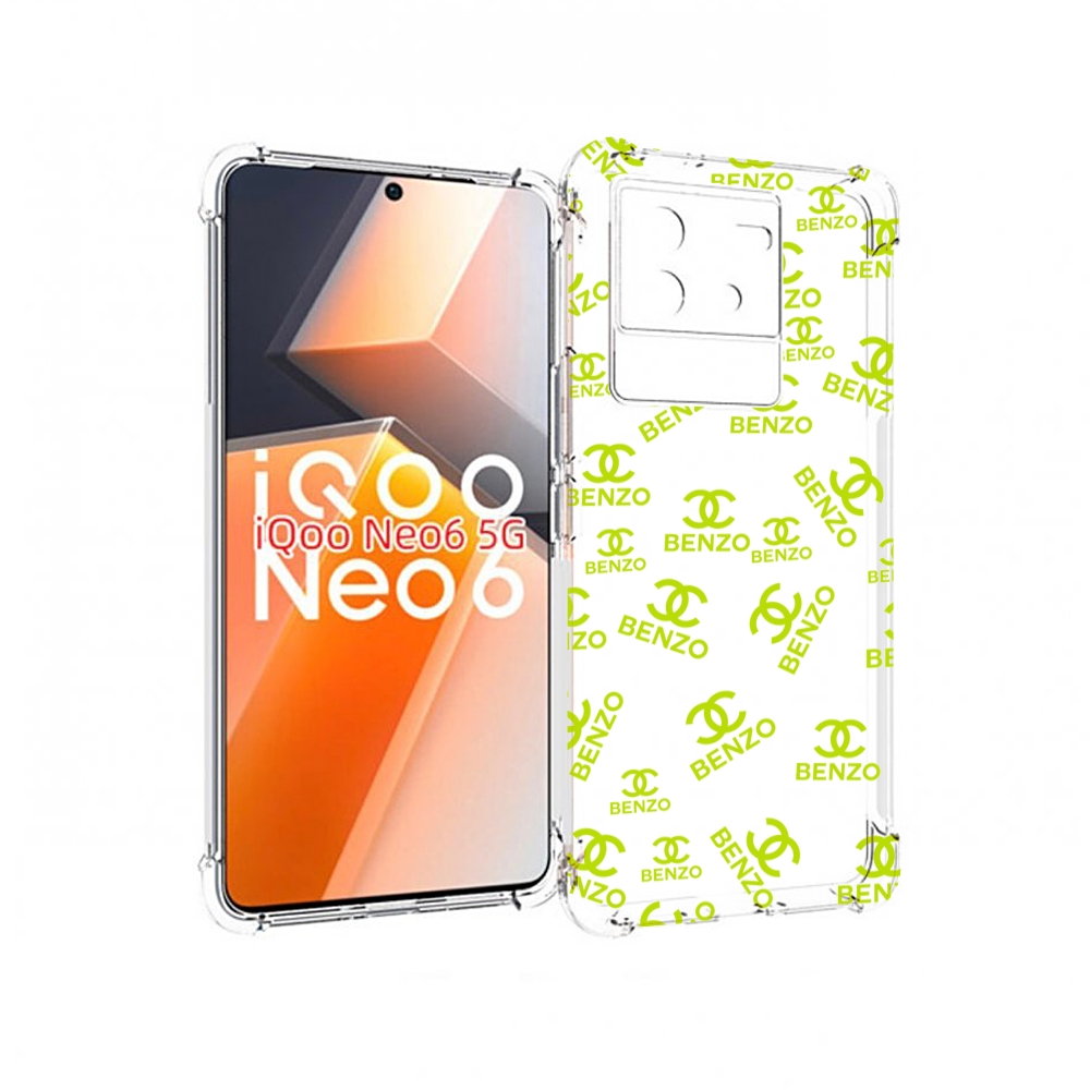 

Чехол MyPads Белый-Бензо для Vivo iQoo Neo 6 5G, Прозрачный, Tocco