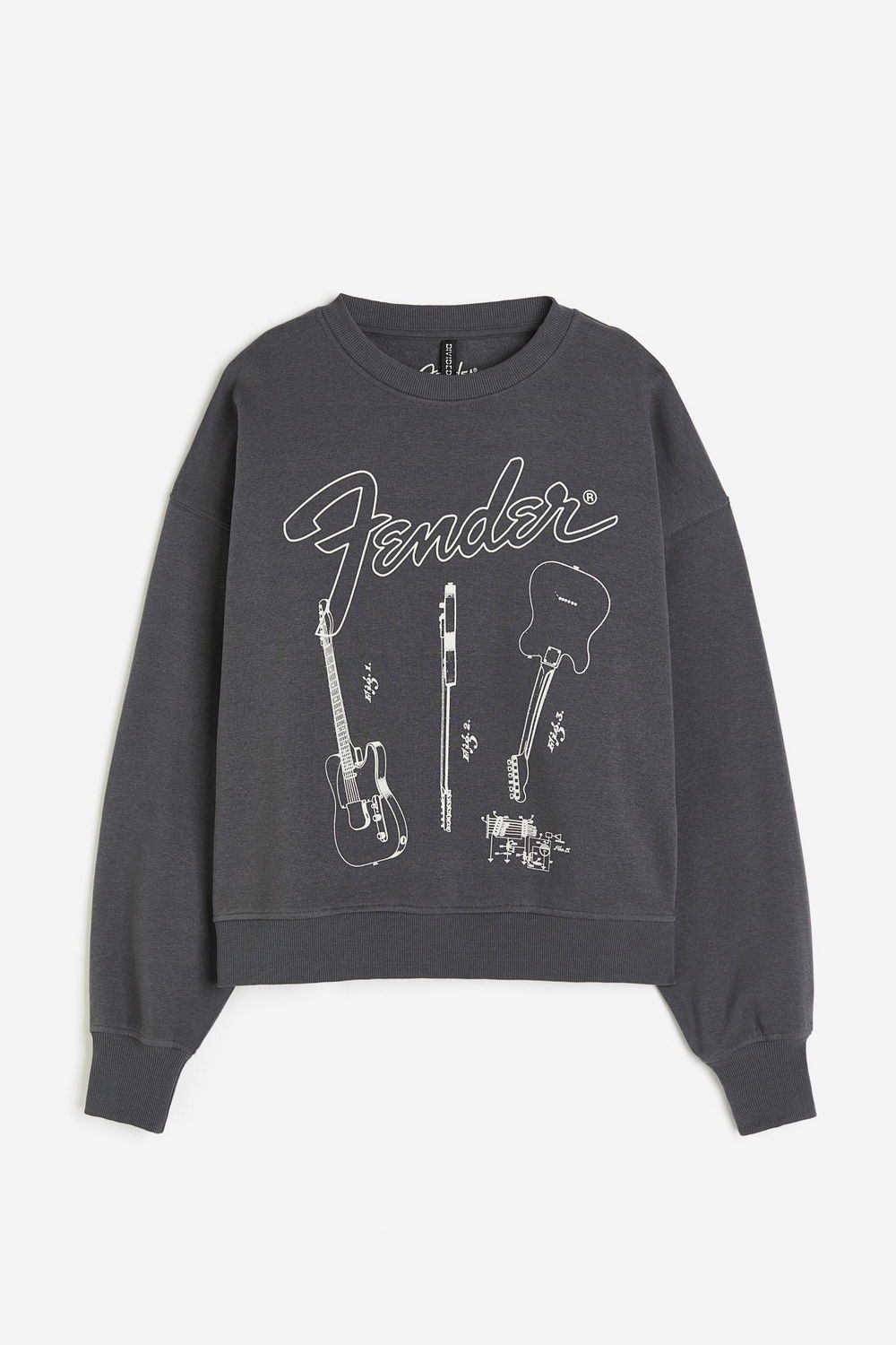 

Свитшот женский H&M 1198281 серый L, 1198281