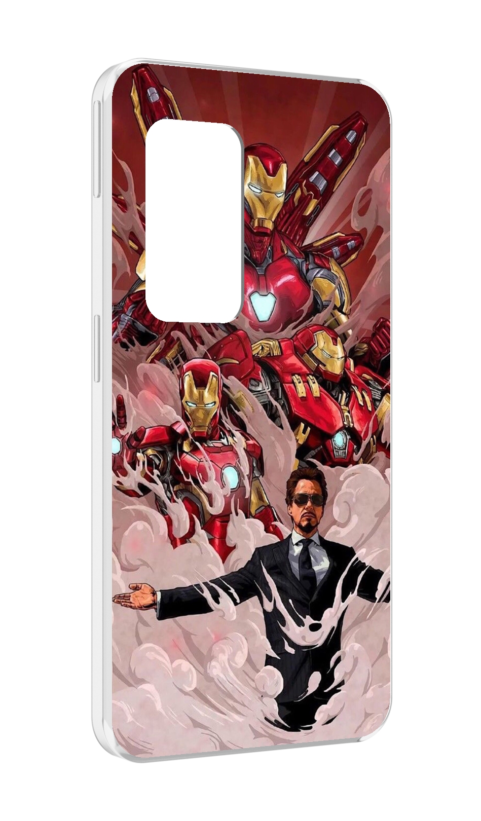 

Чехол MyPads Тони-Старк-и-костюмы для UleFone Power Armor X11 Pro, Прозрачный, Tocco