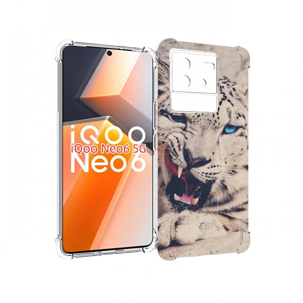 

Чехол MyPads Барсюня для Vivo iQoo Neo 6 5G, Прозрачный, Tocco