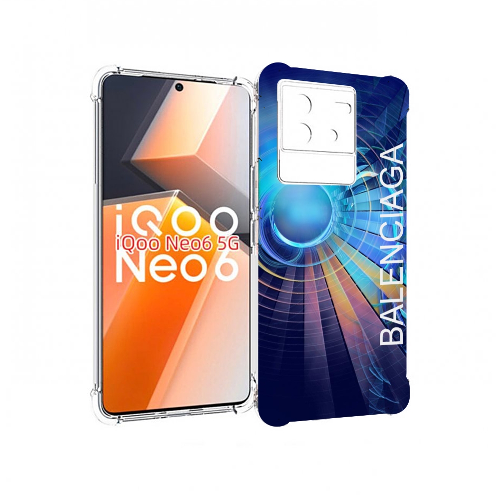 

Чехол MyPads Баленсиага-абстракция для Vivo iQoo Neo 6 5G, Прозрачный, Tocco