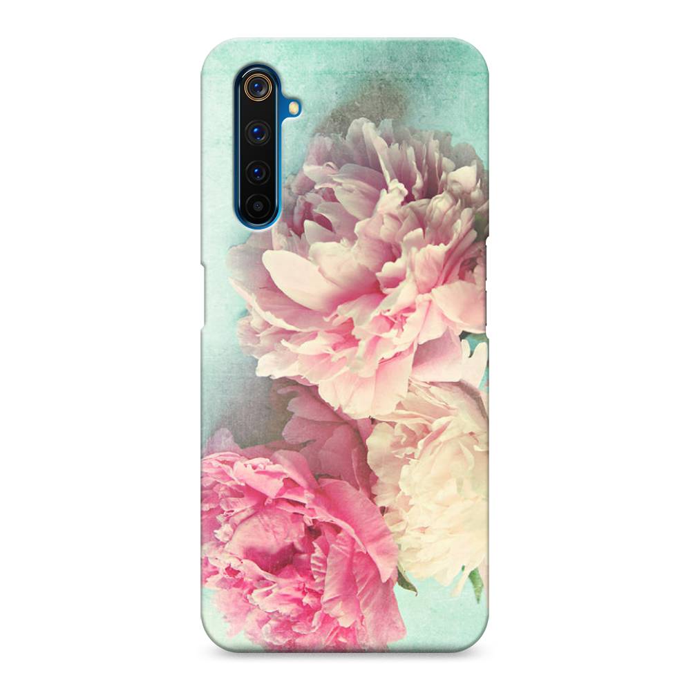 

Пластиковый чехол "Пионы new" на Realme 6 Pro, 252820-6