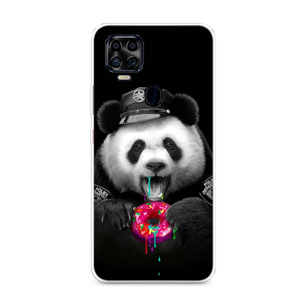 

Чехол Awog на ZTE Blade V2020 4G / ЗТЕ Блэйд V2020 4G "Панда police", Разноцветный, 134350-2