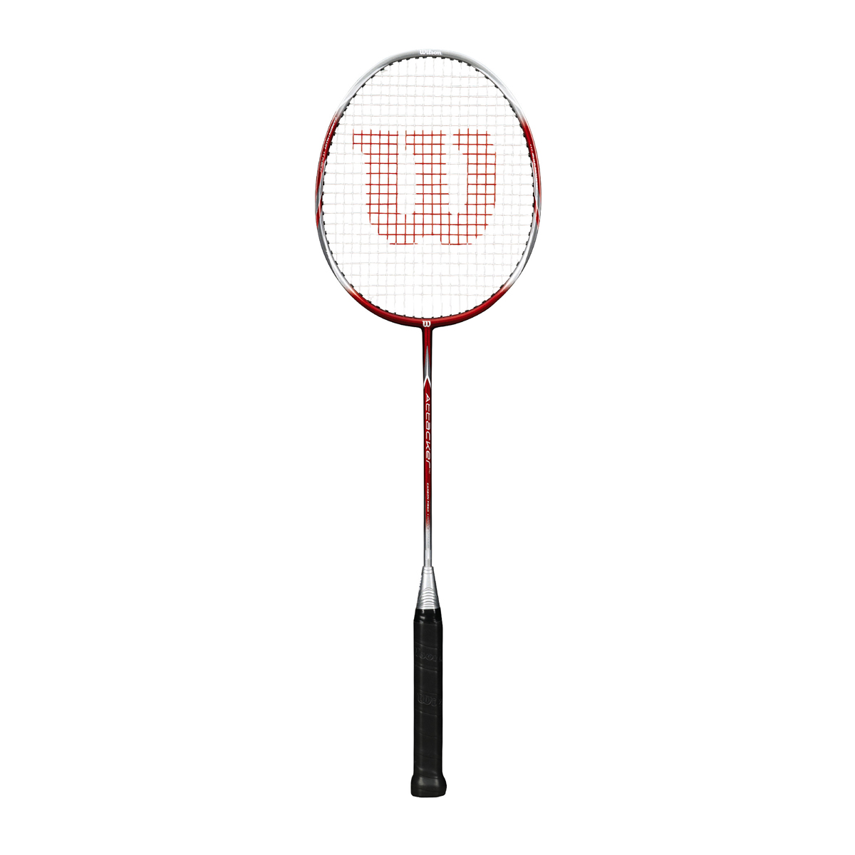 фото Ракетка для бадминтона wilson attacker 4 grey/red