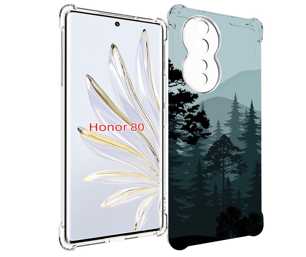 

Чехол MyPads темный лесочек для Honor 80, Прозрачный, Tocco