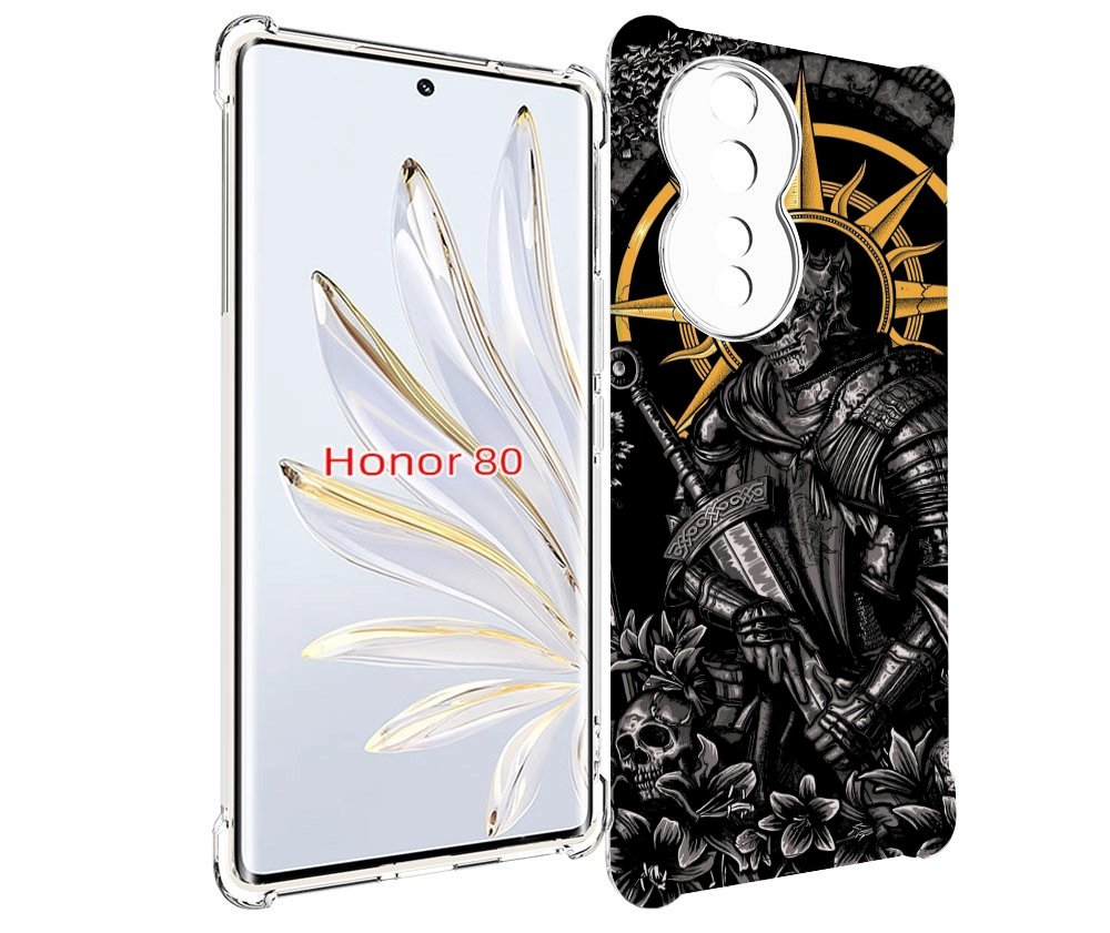 

Чехол MyPads темный железный рыцарь для Honor 80, Прозрачный, Tocco