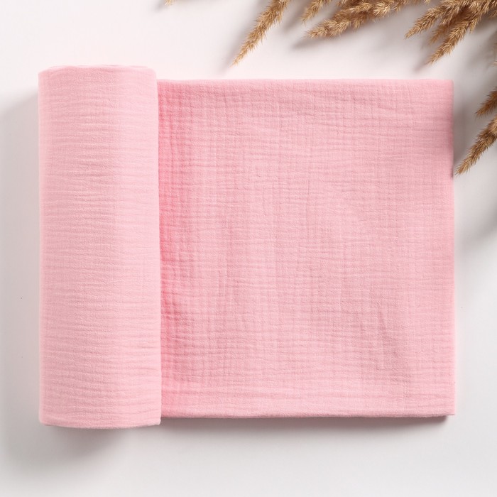 

Пеленка двухслойная "Крошка Я" Pink, 130х100см, 100 % хлопок, Крошка Я: эко